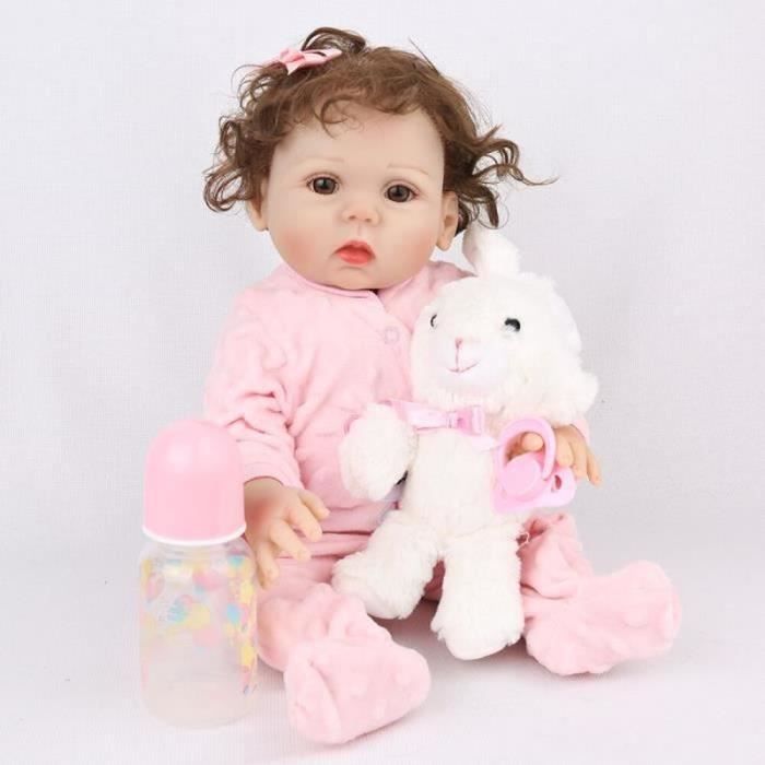 Poupée Reborn Lili Corps Entier Silicone - 46 Cm, Réaliste, Occasion France