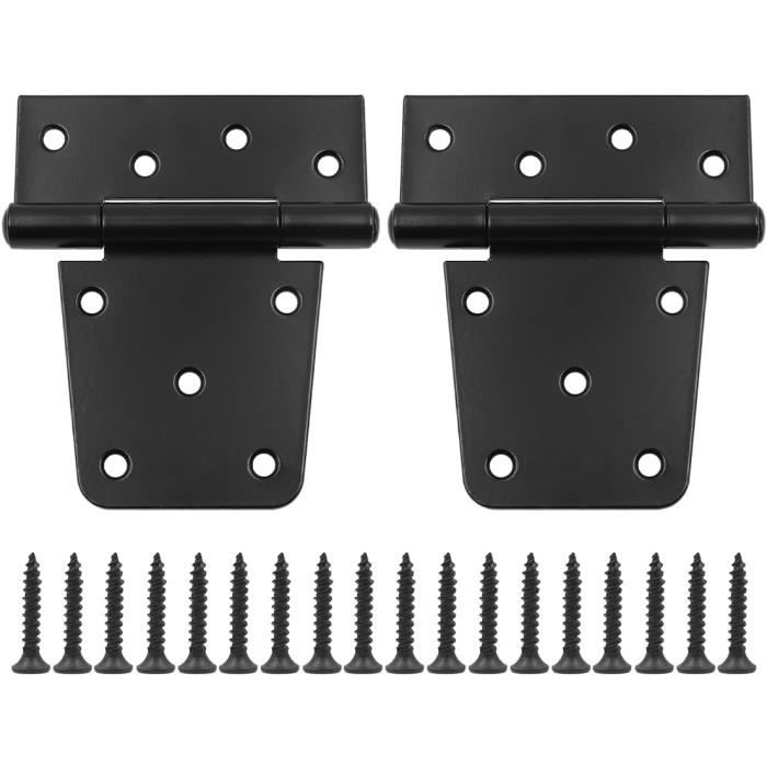 2 X Paires De Heavy Duty Sangle Charnières – Plaqué Zinc Gate/échelle