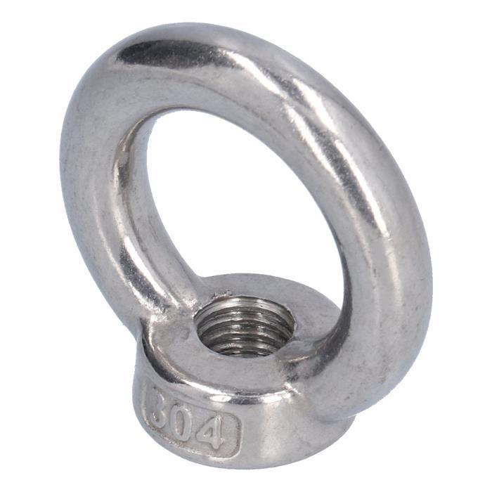 4 écrous à œil Galvanisés 5/8" Avec Filetage UNC 3/4-10 - Charge 5200 Lbs, Neufs