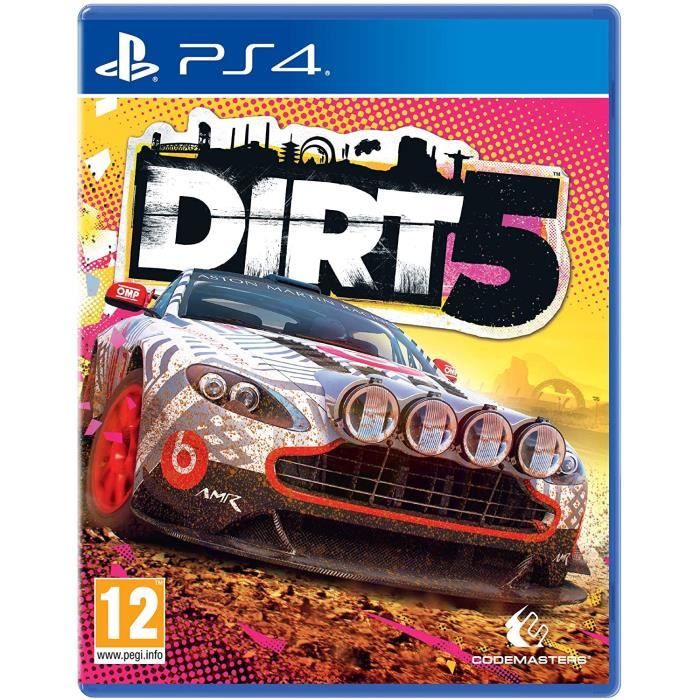 Jeu de course Dirt 5 PS4 Version boîte Course hors route Multijoueur