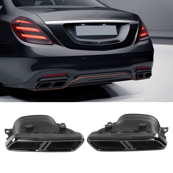 Omabeta Embout D'échappement 1 Paire Embouts D'Échappement Gorge De