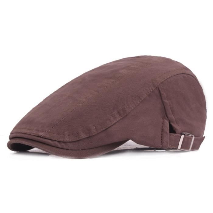 Béret/Casquette Plate Newsboy Pour Homme - Style Vintage 1920s En Coton, Unisexe - 5