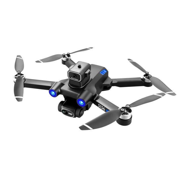 Dragon Touch 6K HD Drone double caméra Wifi GPS professionnel Six axes Contrôle à distance 3000M moteur sans balais 2 batteries