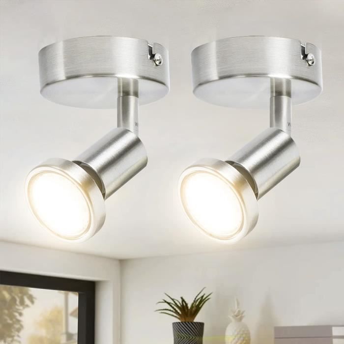Plafonnier LED spots de plafond spots orientables cuivre design L