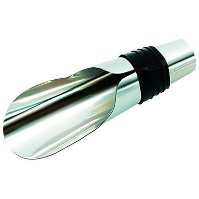 Fackelmann 49471 Bec verseur de vin 7,5cm en INOX-Silicone, Acier