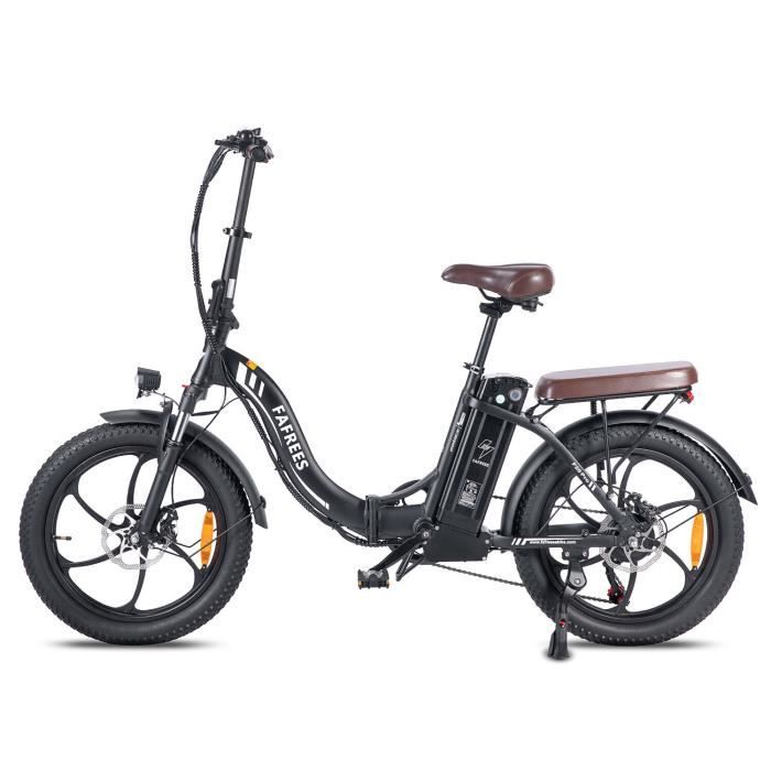 Vélo Électrique FAFREES F20 PRO E-bike 20 Pouces Pliant 7 Vitesses Batterie au Lithium 18AH Vitesse Max 25km-h Noir