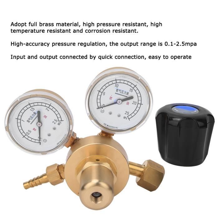 Régulateur De Pression Avec Filtre Pour Compresseur Air - 1/4" - Plage 0-10 Bar - Débit 550 L/min