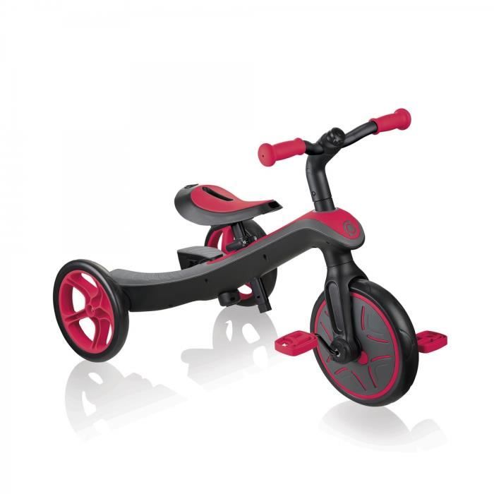Globber Tricycle évolutif pour bébé EXPLORER 2 en 1 Rouge Cdiscount