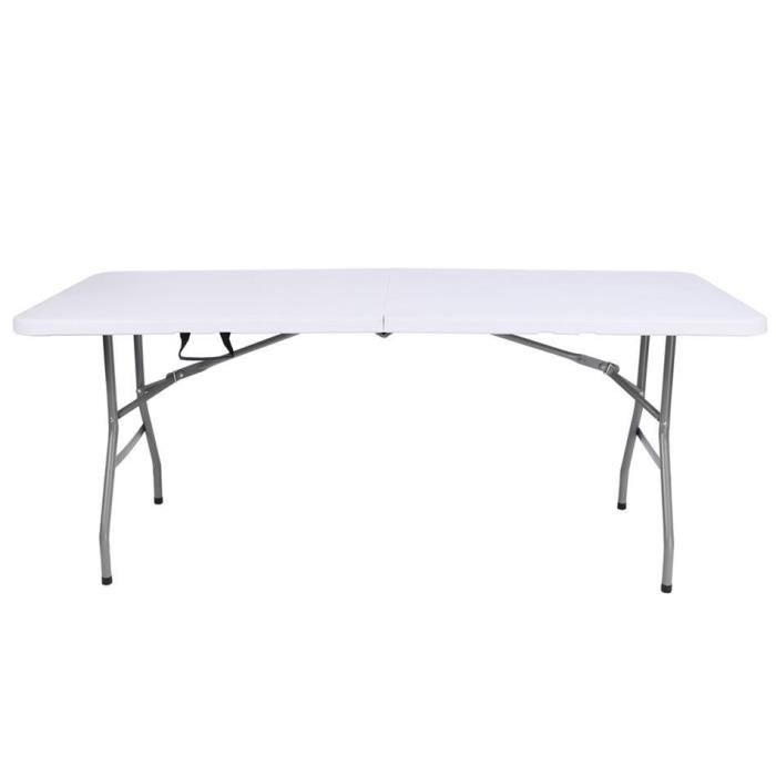 Table A Treteaux Pique Nique Camping Barbecue Partie Jardin