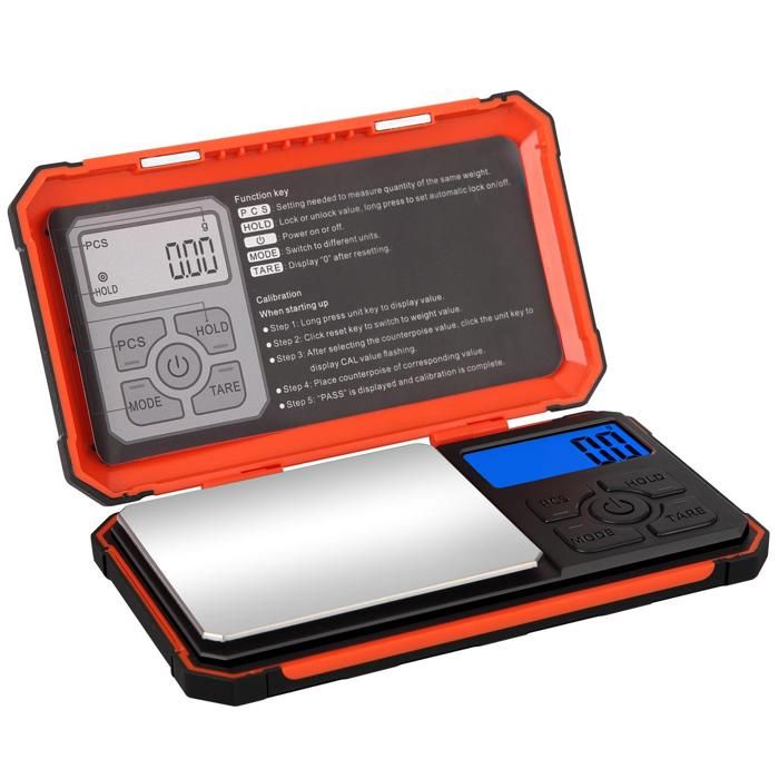 INF Petite balance numérique de cuisine balance de poche 500g/0.01g