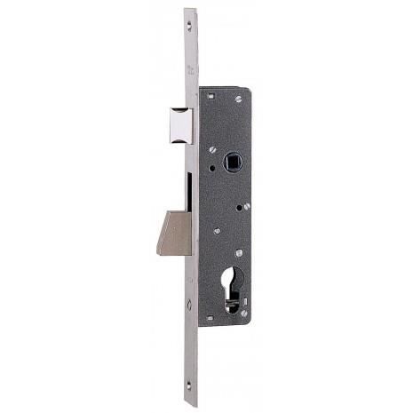 Serrure monopoint à larder profil étroit pêne dormant demi-tour ELECTA axe 30mm - ISEO - 781301B