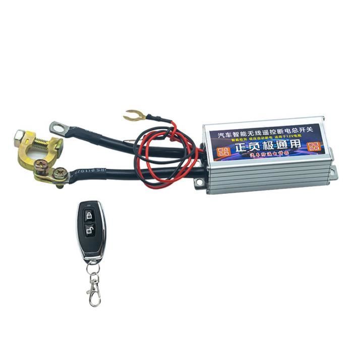 12V 500A Coupe Batterie à Distance, Coupe Circuit de Voiture Anti Vol  Empêche La Décharge de La Batterie - Cdiscount Auto