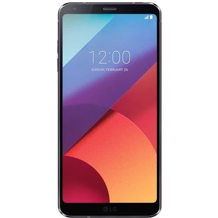 Smartphone LG G6 - Noir - 32Go - Android 7.0 Nougat - Quad-core - 4Go RAM - 5,7 pouces