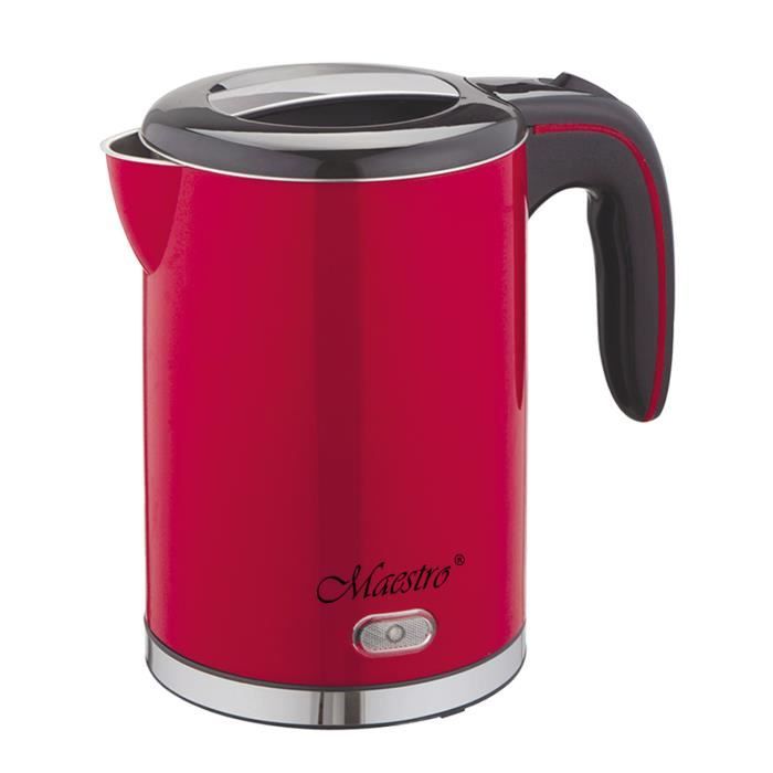 Bouilloire électrique en acier inoxydable 1.2L 1500W