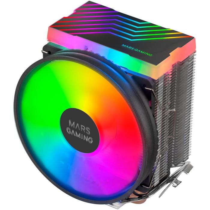 Ventirad processeur - Mars Gaming - MCPU33 RGB - Noir - 11 cm - Compatible Socket AM4