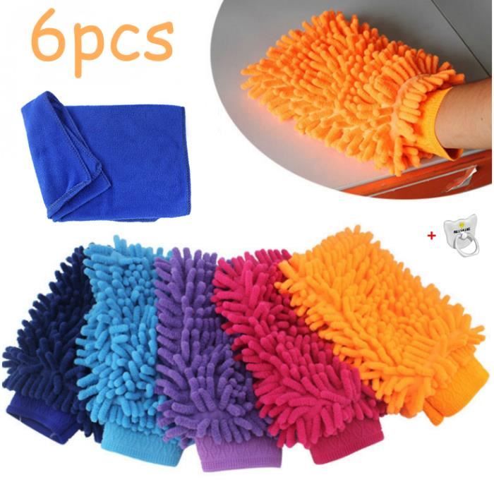 Kit D Outil De Lavage Pour Voiture 5pcs Gant De Lavage 1pcs Chiffon De Nettoyage En Microfibre Pour Lavage De Voiture Moto Achat Vente Eponge Chiffon Kit D Outil