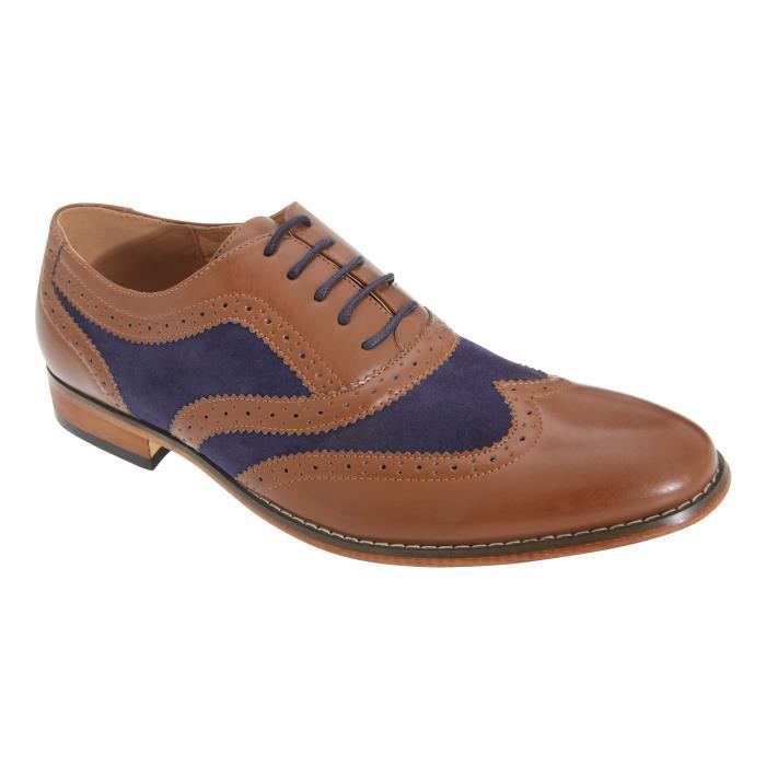 Goor - Chaussures de ville - Homme Fauve/bleu marine - Cdiscount