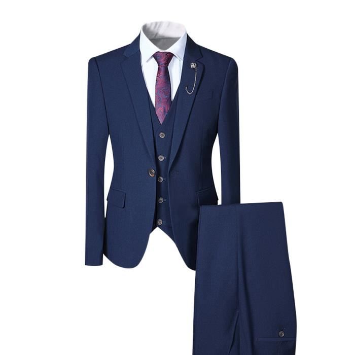 2017 Nouveau Costume Trois Pieces Pour Homme Ensemble De Vetement