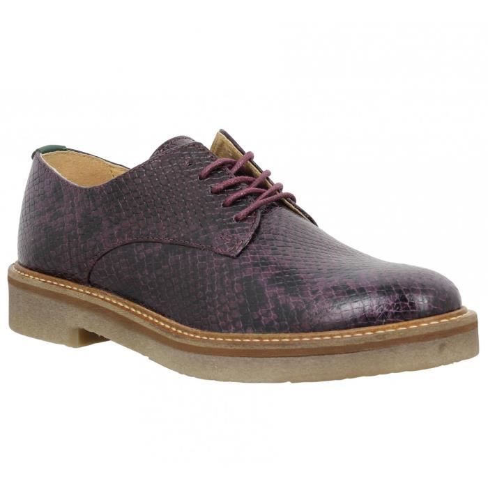 kickers oxfork rouge