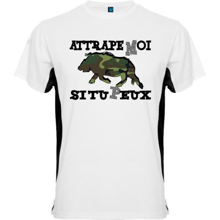 Tee shirt cheap chasse camouflage