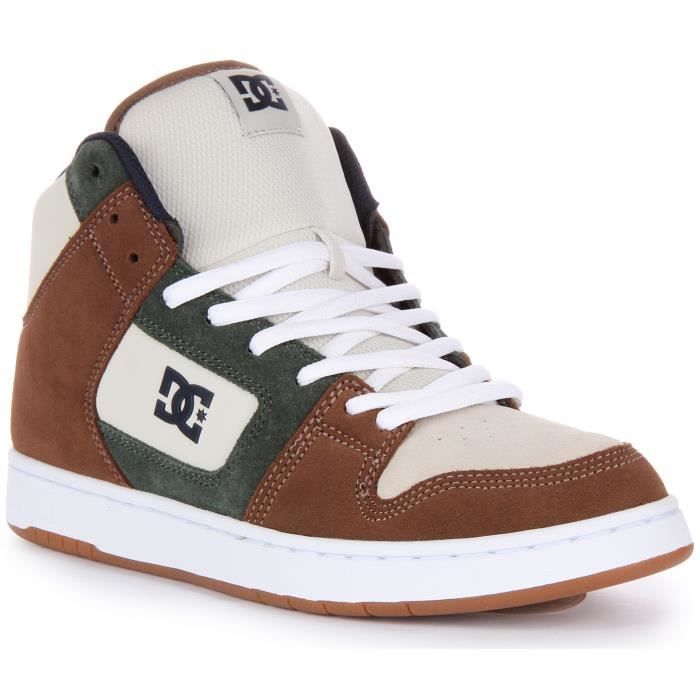 DC Shoes Manteca 4 Hi S Baskets lacets en daim cuir pour unisexe