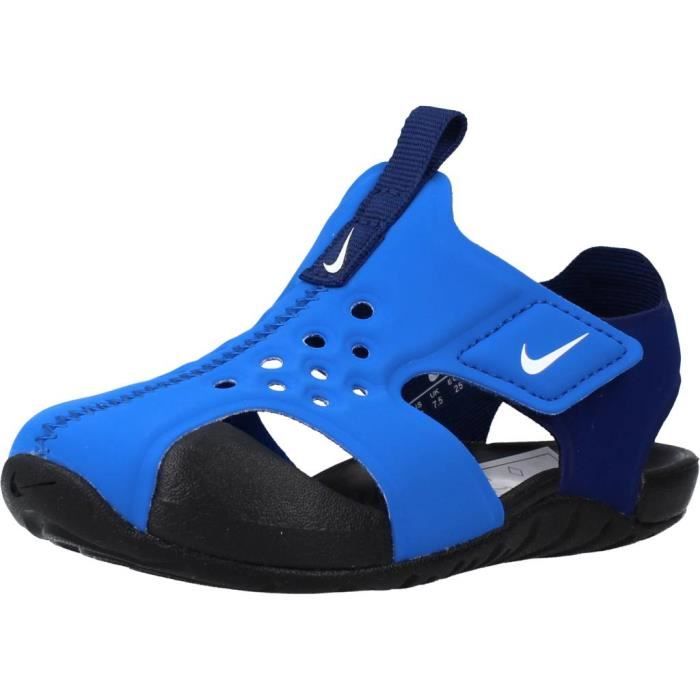 Sandale - nu-pieds enfant Nike 77393 - Bleu - Synthétique