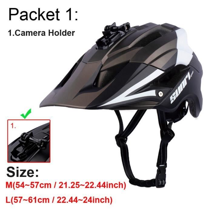 Casque vtt sale avec support gopro