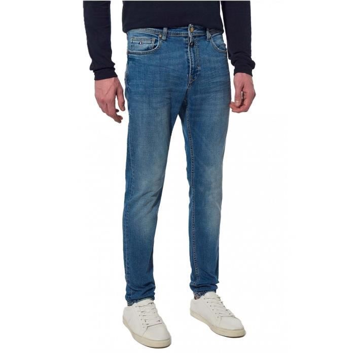 Jean slim stretch eco Kaporal Homme Bleu Slim Adulte Bleu Cdiscount Pret a Porter