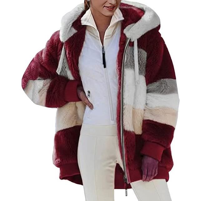 Veste polaire chaude femme hot sale