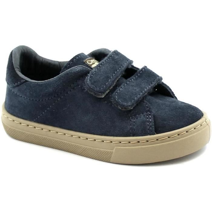 Basket fille CIENTA Deportivo Velcro Cuir Scratch Bleu marine Bleu marine Cdiscount Chaussures