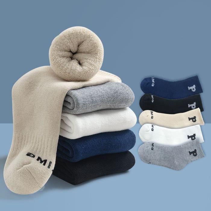 Chaussettes Chaudes Enfant, 5 Paires Épaisses Hiver Thermiques