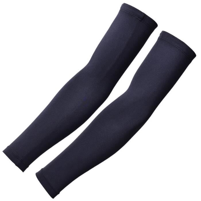 4 Paires De Manchons UV Bras - Protection Solaire Et Rafraîchissants, Couleurs Assorties (noir, Gris, Violet)