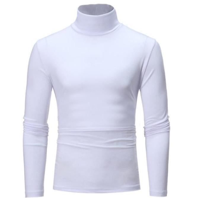 Haut Thermique Homme Col Montant Sous v tement T shirt Manches