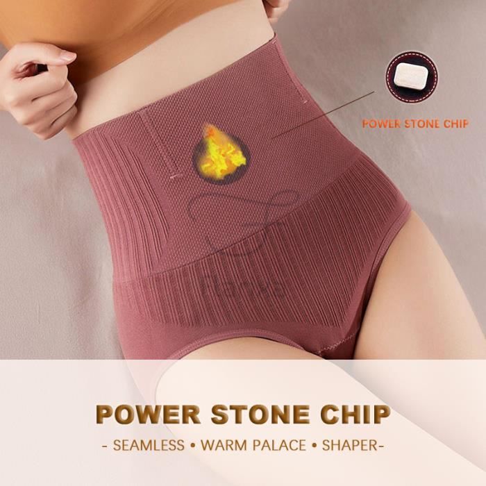 Culotte slip culotte sans couture pour femme taille haute ventre plat sous vetement modelant le corps confort Bean Paste Chip Blanc Cdiscount Pret a Porter