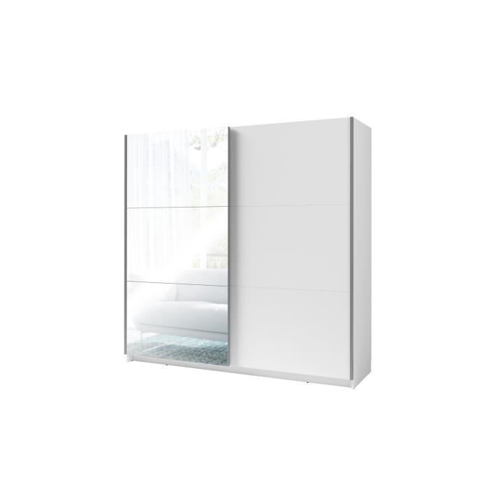 Armoire Coulissante Avec Miroir Achat Vente Pas Cher
