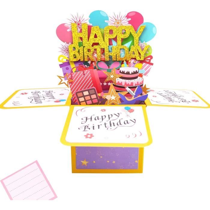 Carte De Vœux 3D '16 Ans' Pour Fille - Anniversaire - Marque Second Nature - Neuf Sous Blister