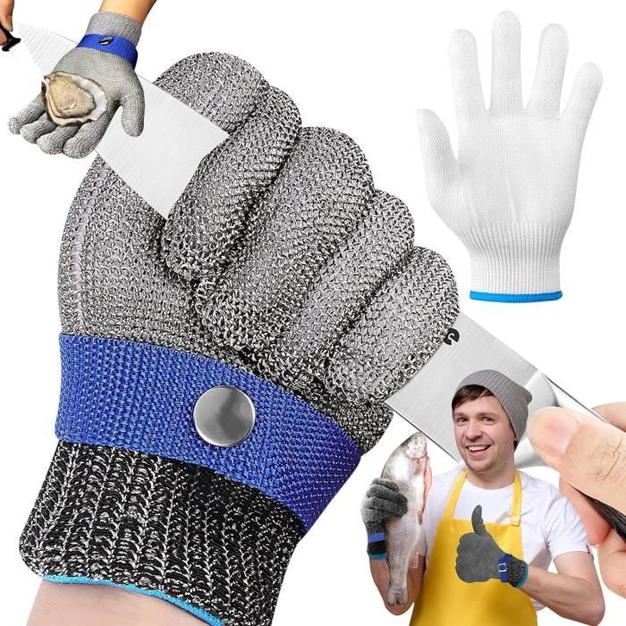 Lot De 20 Protège-doigts HPPE – Résistance Coupure Niveau 5, Respirants, Pour Cuisine, Jardin, Bricolage