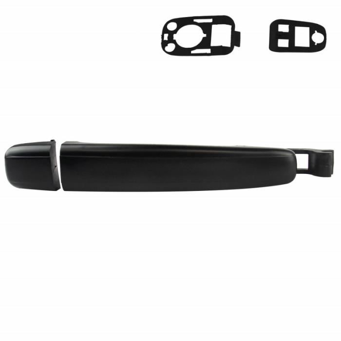 Poignée de porte pour Citroen C2, C3, C3 Pluriel et Peugeot 307 (2001-2010) avant droite, arrière droite ou arrière gauche