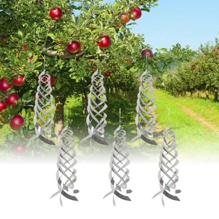 Lot De 3 Répulsifs Anti-oiseaux - Avec Chouette Et Bandes Réfléchissantes - Pour Jardin, Balcon, Terrasse - 4