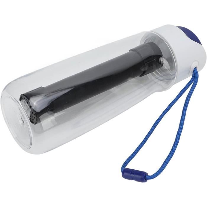 Bouteille filtrante portable – Bouteille d'eau filtrée avec paille