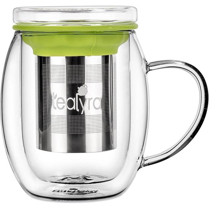 Tasse à The Avec Infuseur Et Couvercle