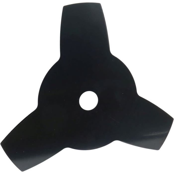 Lame 3 Dents Pour Débroussailleuse MTD BC33 - Acier Haute Qualité, Longueur 255 Mm, Trou Central 25.4 Mm - 4