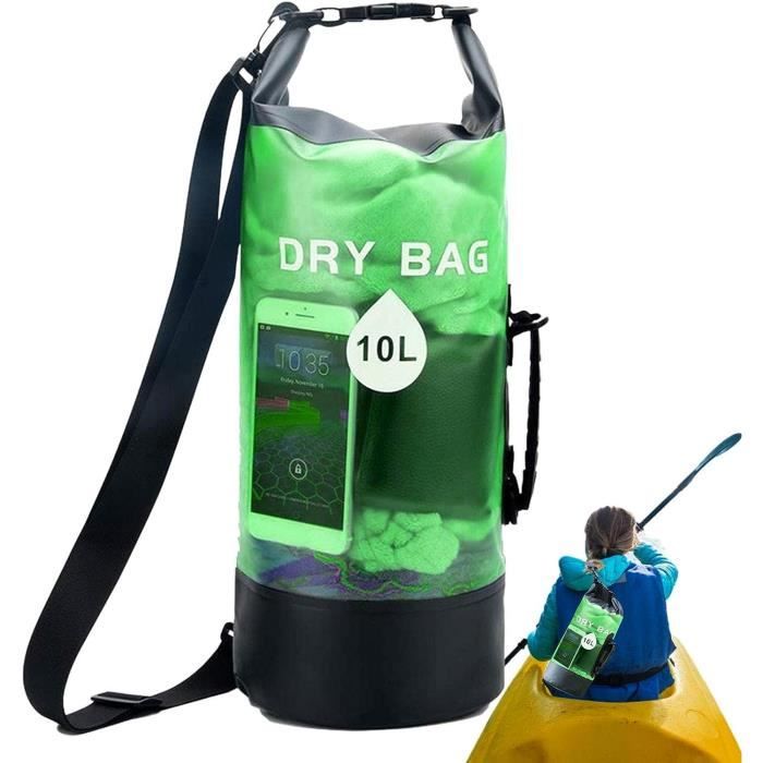 Sac à Dos Transparent Avec Cordon - PVC étanche, Réglable, Pour Sport, Piscine, Plage, Voyage