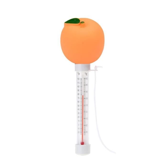 Thermomètre de piscine flottant sans fil à connexion radio, thermomètre de température de l'eau avec récepteur numérique extérieur intérieur pour aquarium, spa, étang à BUNS Thermomètre de piscine flottant sans fil à connexion radio, thermomètre de température de l'eau avec récepteur numérique extérieur intérieur pour aquarium, spa, étang à BUNS
