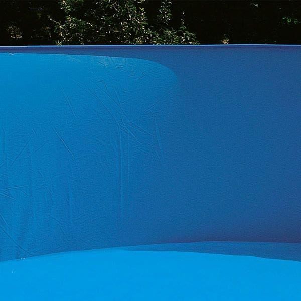 Liner bleu pour piscine métal intérieur 6,10 x 3,60 x 1,32 m