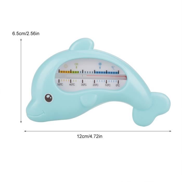 Thermomètre De Bain Bébé Numérique – Forme Baleine Rose, écran Tactile étanche – Piles Incluses, Matériau ABS Doux