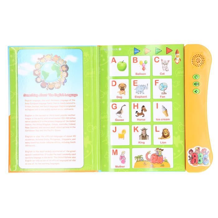 Livre Sonore Anglais Pour Enfants - Apprentissage Ludique Et Interactif De La Langue