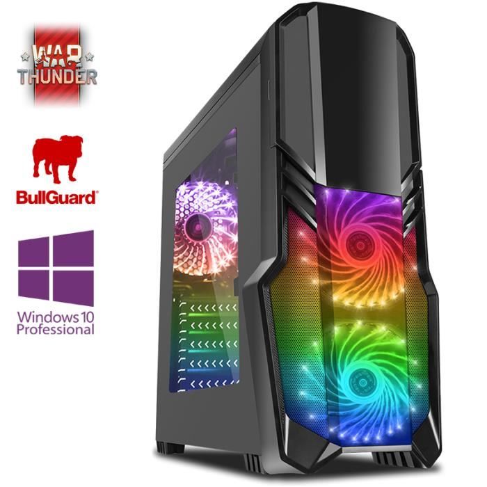 Achat Ordinateur de bureau Vibox DX-31 PC Gamer avec 2 Jeux Gratuits, Win 10 Pro, WiFi (4,2GHz Ryzen 5 3600 CPU, Nvidia GTX 1060, 8GB RAM, 120GB SSD, 1TB HDD) pas cher