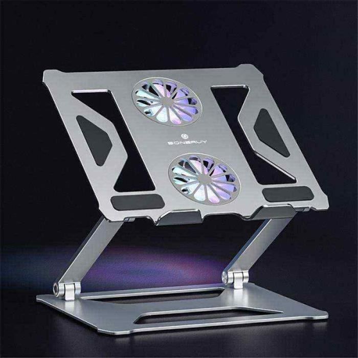 Support De Tablette Réglable En Aluminium - Support Ordinateur Portable Et Livre De Bureau