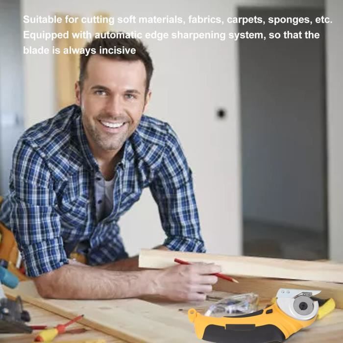 Ciseaux électriques, Ciseaux à Tissu Rechargeables Ciseaux Electriques Pour Couper Tissu Outils De Cisaillement Usb Sans Fil Avec 2 Lames 97097932